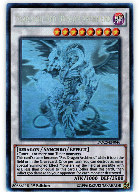 Scarlight Red Dragon Archfiend Docs En046 Ghost Rare Cards Outlet